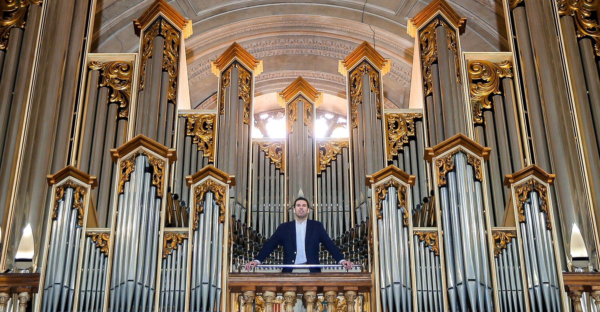 En el Órgano Monumental de la Basílica del Sagrado Corazón de Jesús de Valencia