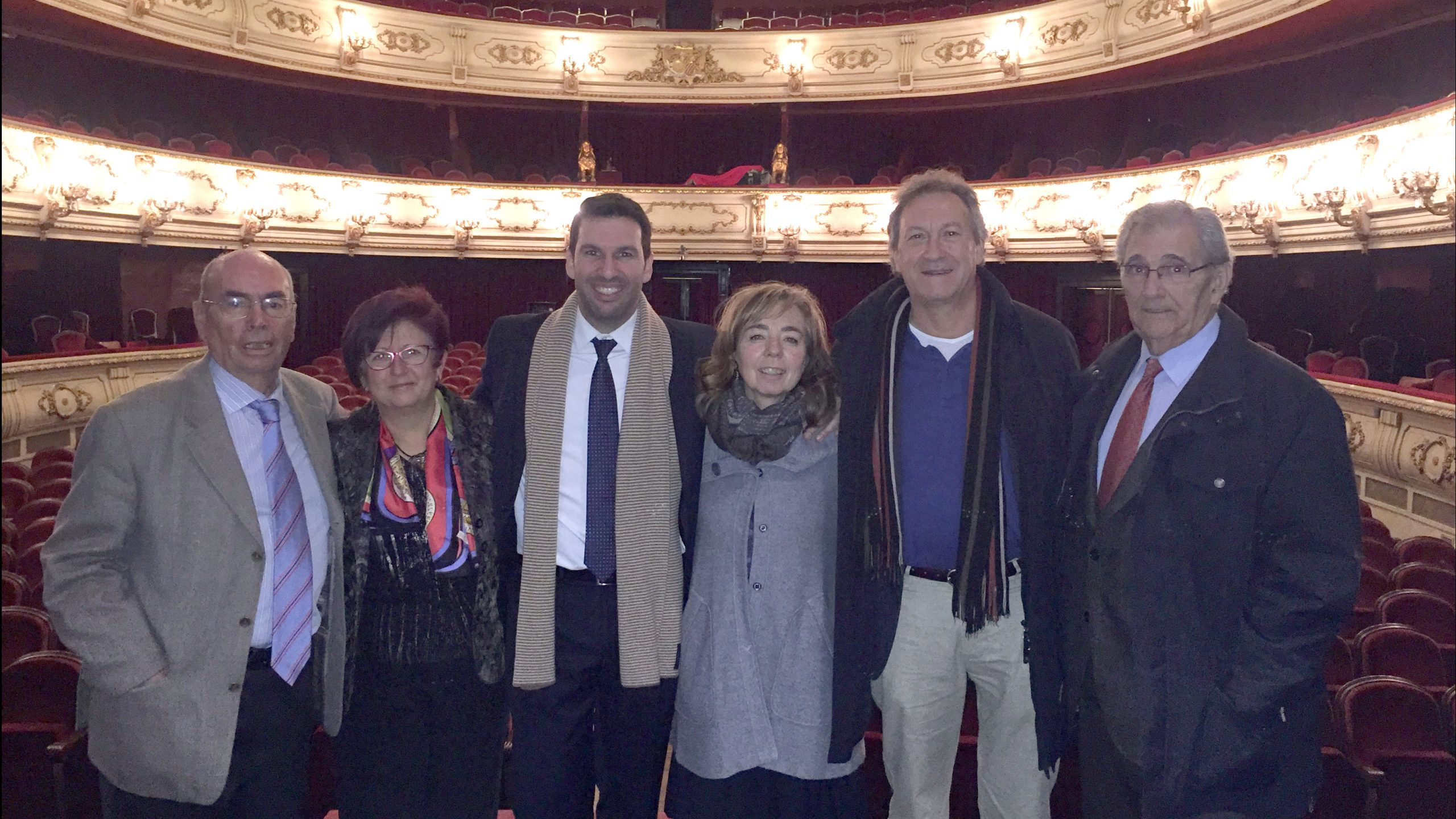 En el Teatro Principal de Valencia, tras la lectura de mi tesis doctoral